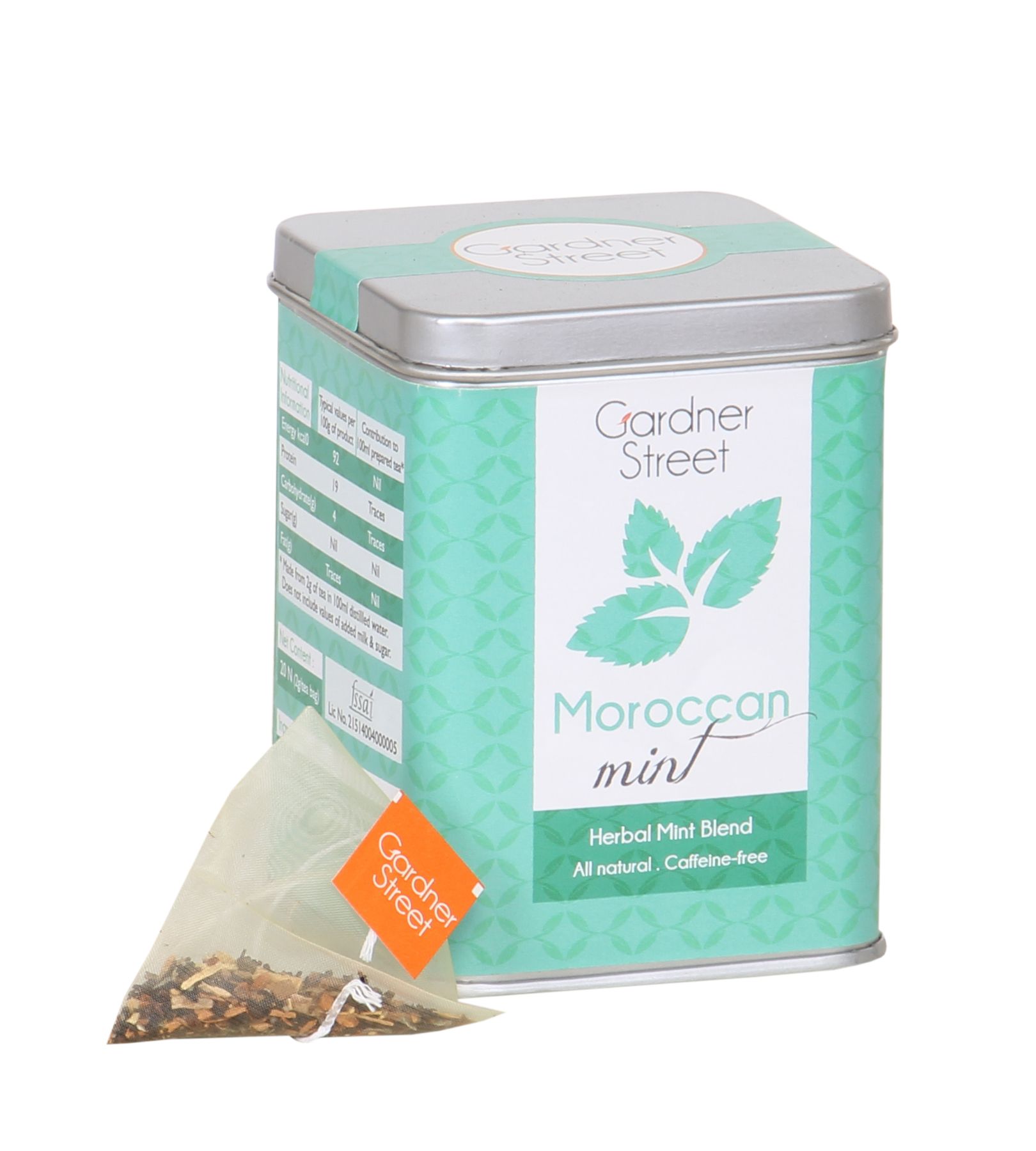 Gardner Street Tea - Moroccan Mint - 20 Silken Sachets