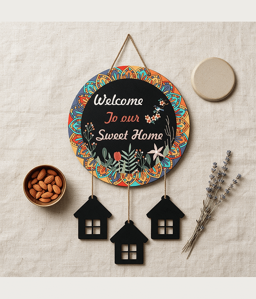 SNFArt Welcom To our home Wall Decoration Gift Items For Home Decor