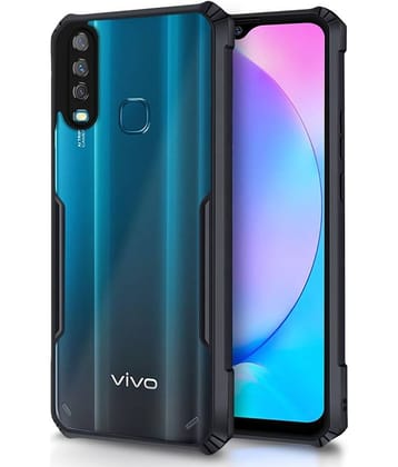 Case Vault Covers Shock Proof Case Compatible For Polycarbonate Vivo Y12 ( Pack of 1 )
