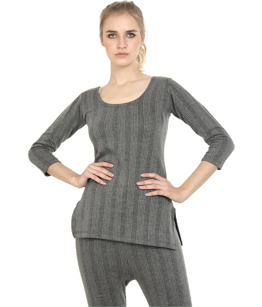 Zeffit Cotton Topwear - Grey Single