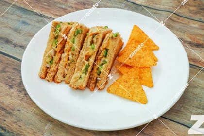 Cheese aloo patty sandwich