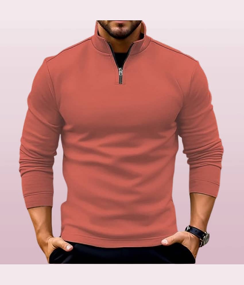 Kintu Parantu Fleece V-Neck Men's Sweatshirt - Black ( Pack of 1 )