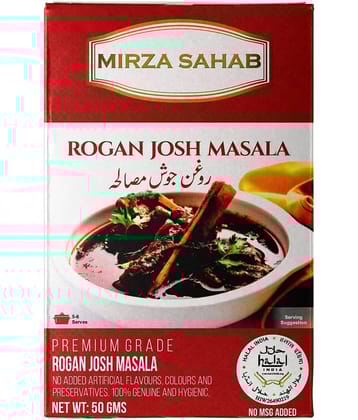 Mirza Sahab Rogan Josh Masala Instant Mix 50 gm Pack of 4