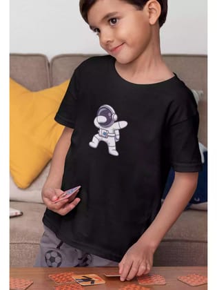 Astro Dab Black Kids - Sukhiaatma Unisex Graphic Printed T-shirt-6-12 Months