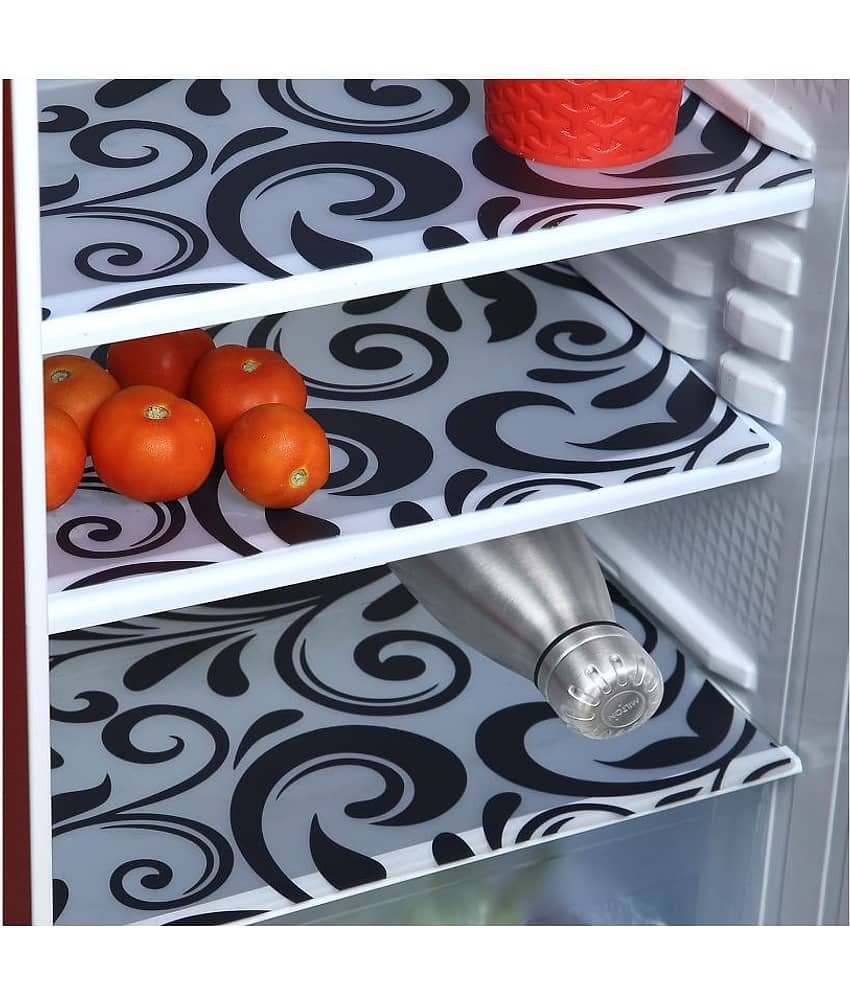 E-Retailer - Multicolor PVC Fridge  Mats (Pack of 6)