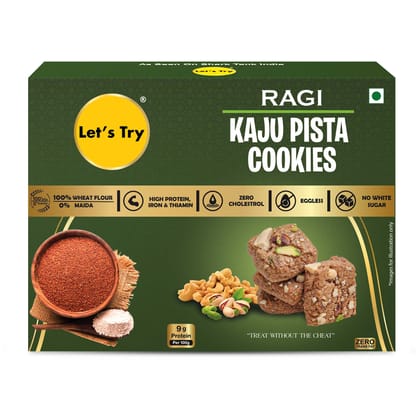 Let's Try Ragi Kaju Pista Cookies - 226g