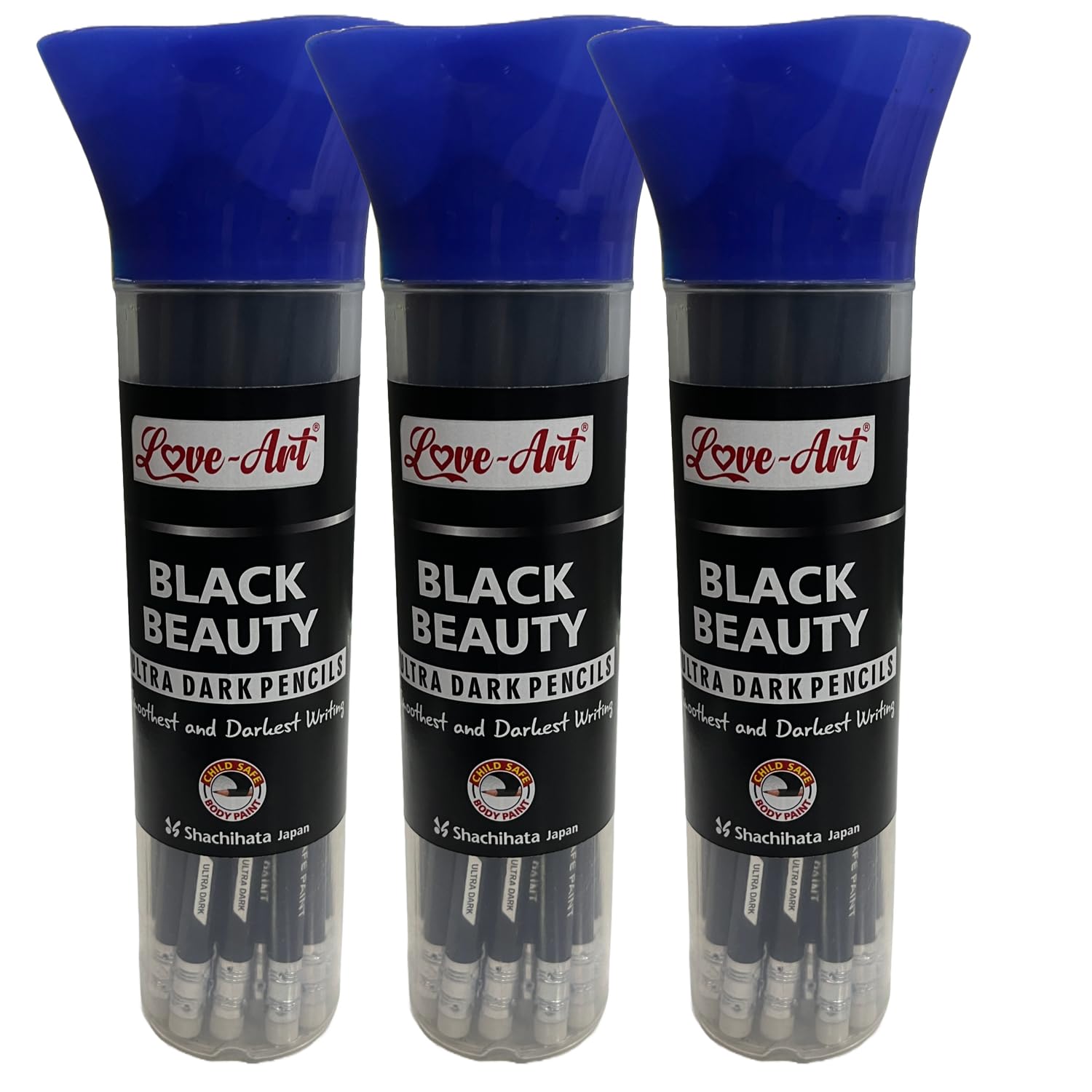Artline Black Beauty Pencil (3 JARS) | Smoothest and Darkest Writing