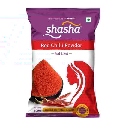 Shasha Powdered Spices – Mirch 100g Shasha Powdered Spices – Mirch 100g