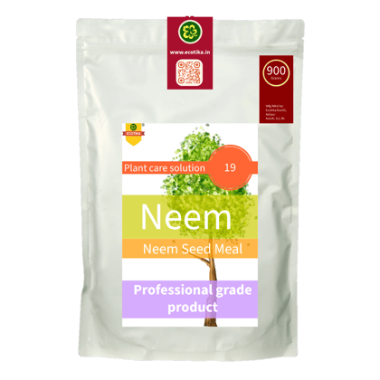 Ecotika Neem oil Cake: Organic Powerhouse for Pest-Free, Thriving Gardens | 250 Grams