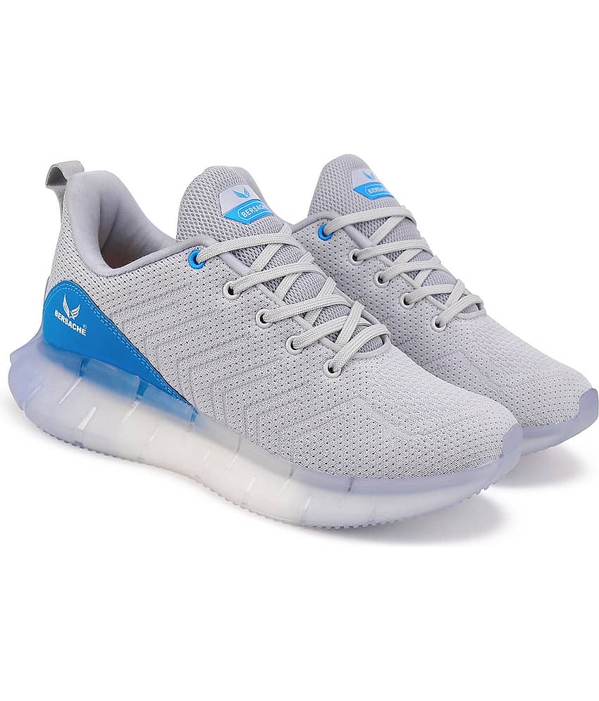 Bersache Men Casual Shoes Light Grey Men's Outdoor Shoes