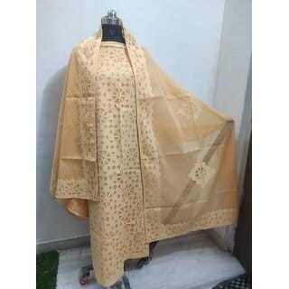 Applique Three Piece Ladies Suit