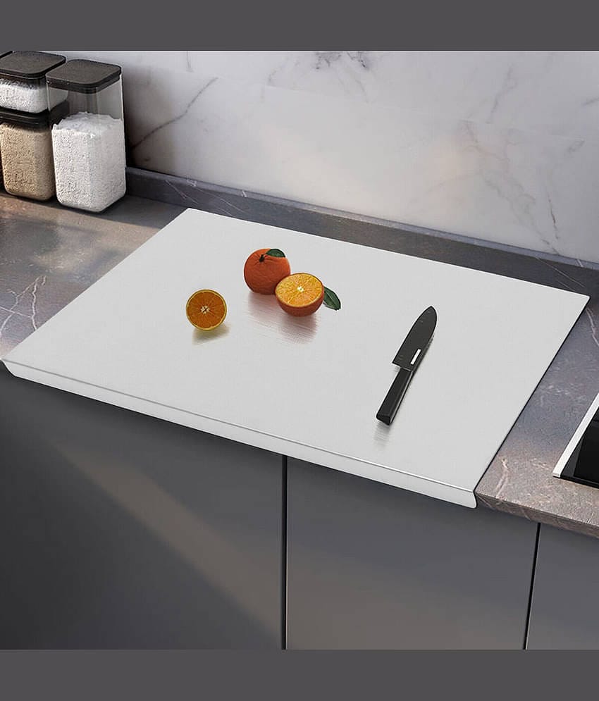 The HomeDecor Mart Steel Chopping Board 1 Pcs