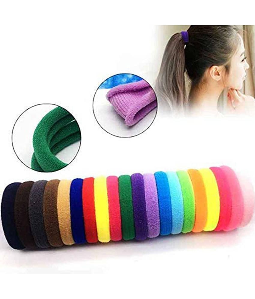VSAKSH Women's Multicolour Rubber Elastic Cotton Band (Pack of 5)
