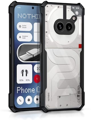 PLUGTECH Slim Shockproof Case | Matte Black Soft | Drop Protection | Precise Cutouts | Premium Mobile Cover for Nothing Phone 2A PLUGTECH Slim Shockproof Case | Matte Black Soft | Drop Protection | Precise Cutouts | Premium Mobile Cover for Nothing Phone 2A