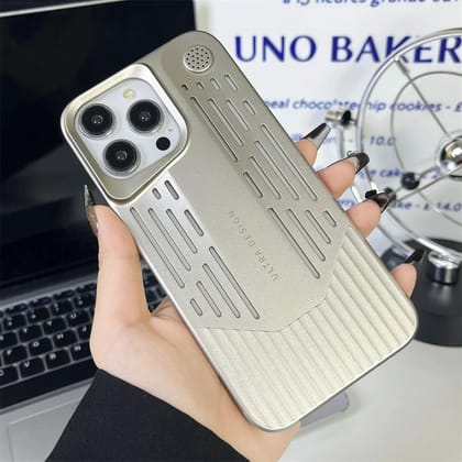 iPhone 13 Series New Curved Matte Case With Camera Bumper-iPhone 13 / Titanium
