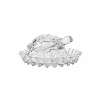 Crystal Turtle with Decorative Plate  Vastu  Feng Shui Showpiece