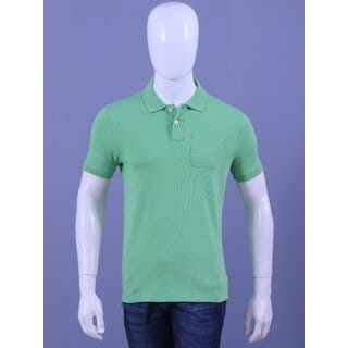 REDLINE MENS LIGHT GREEN POCKET POLO T-SHIRTS