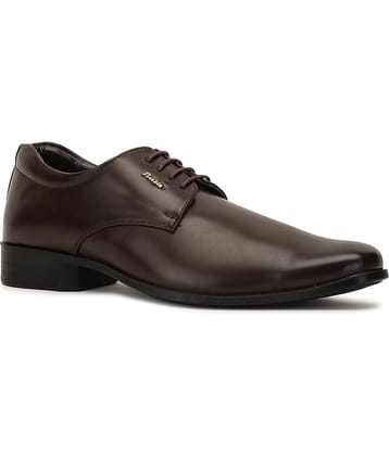 Bata Brown Men's Derby Formal Shoes
