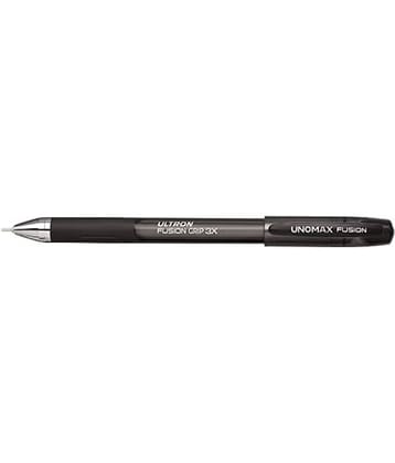 Unomax Ultron Fusion Grip 3X Black Ball Pen Ball Pen (Pack Of 20, Black)