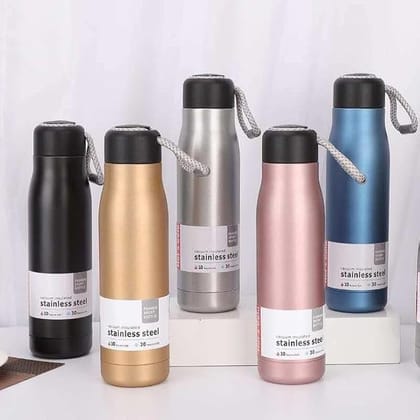 Water Bottles Stainless Steel Water Bottle 0.5 Litre Steel Water Bottles for School, Office, Home, Gym 0.5 Litre Water Bottle for Men Leakproof, Rust free Steel Bottle 500ml Water Bottle