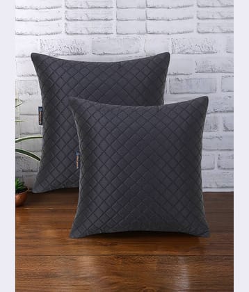 mezposh Combos Satin Cushion Covers 40X40 cm (16X16)