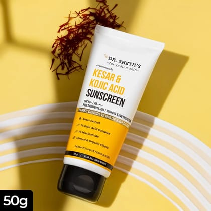 Kesar & Kojic Acid Sunscreen - 50g