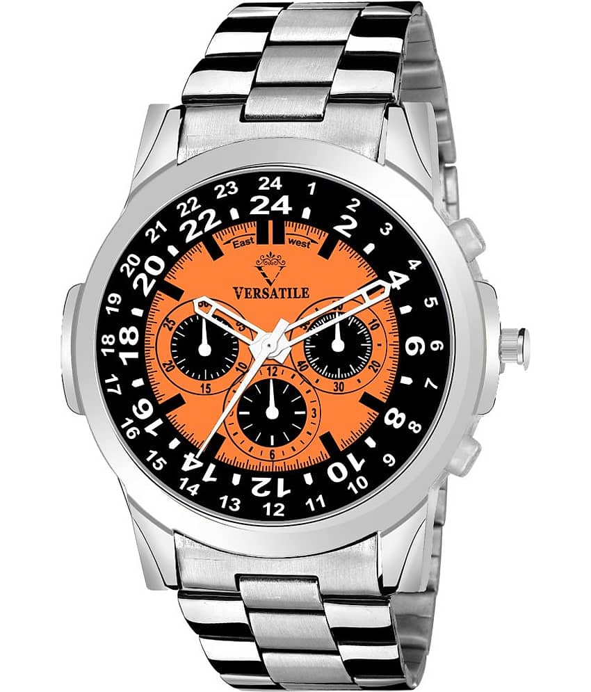 Versatile - Silver Stainless Steel Analog Men's Watch