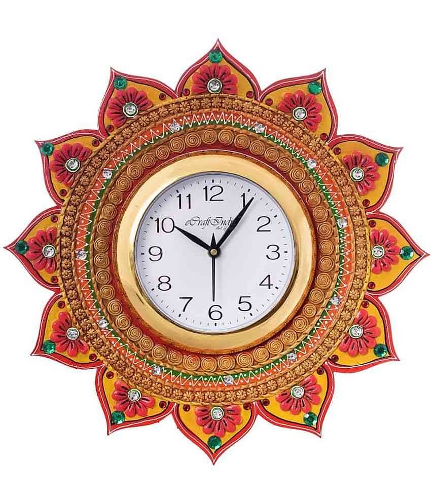 eCraftIndia Assymetric Analog Wall Clock -