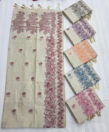 Tussar Cotton Sambalpuri Handmade Saree