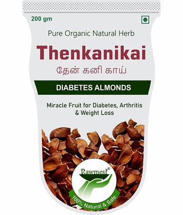 Rawmest Thenkanikkai | Sugar Badam Kadwa Seeds Powder 200 Gm Pack of 1