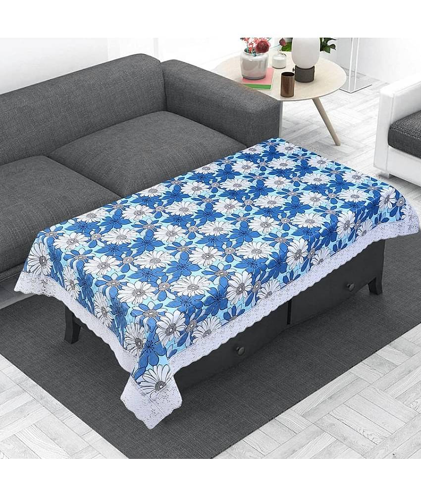 Printed PVC 4 Seater Rectangle Table Cover ( 150 x 92 ) cm Pack of 1 Brown