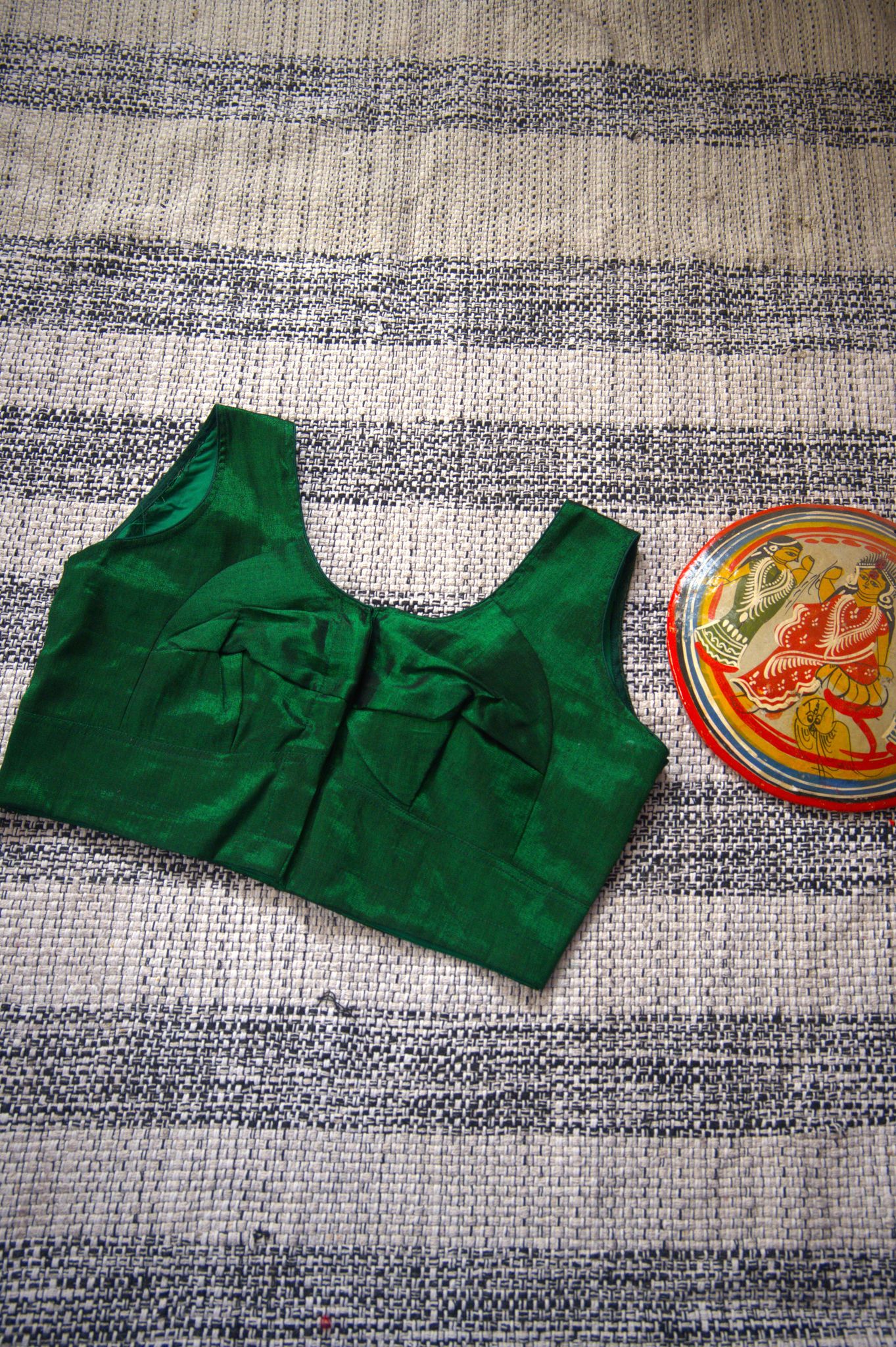 Green Shine Blouse-S