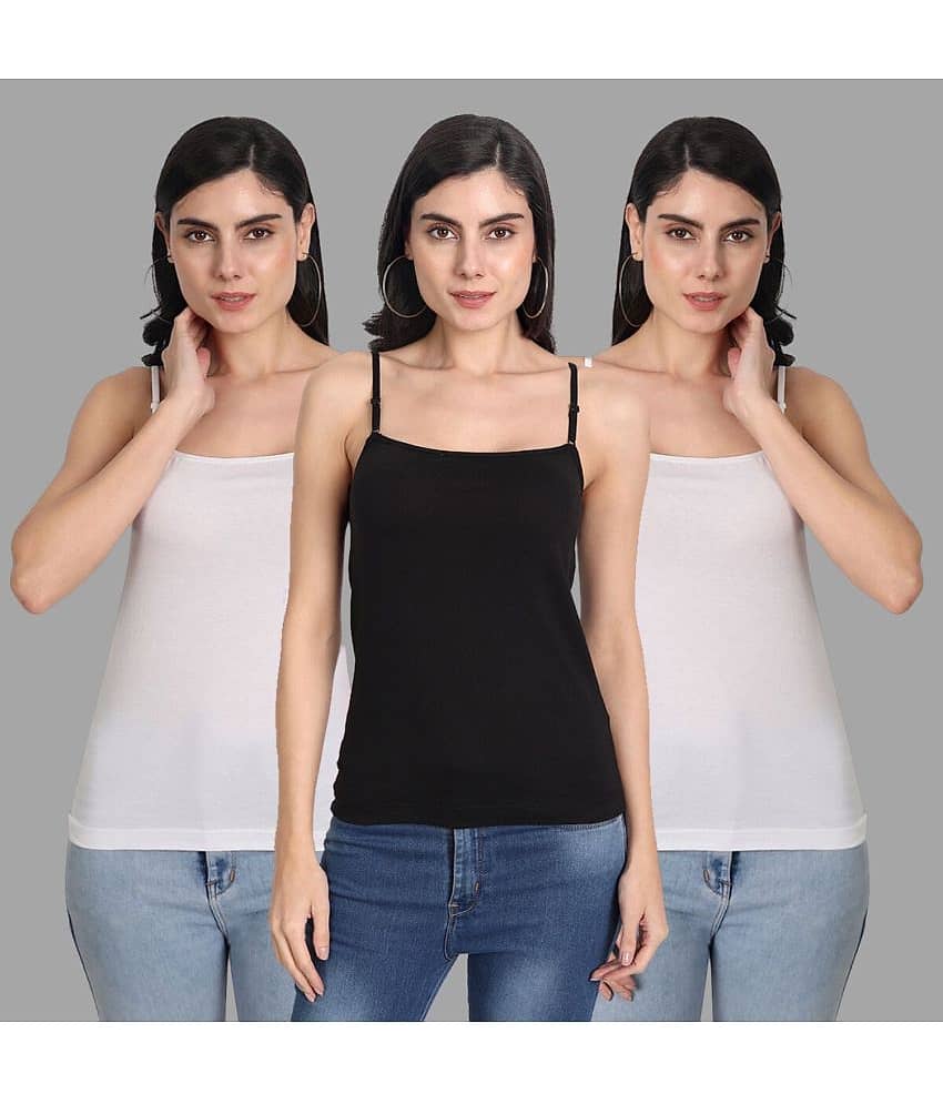 AIMLY Cotton Slip - White Pack of 3