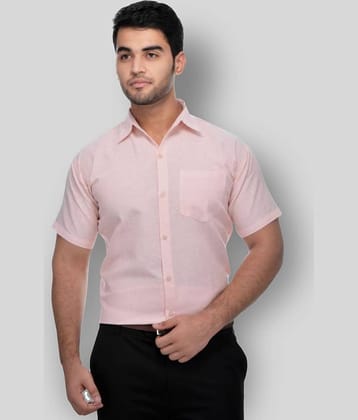 DESHBANDHU DBK - Peach Cotton Regular Fit Men's Formal Shirt (Pack of 1)