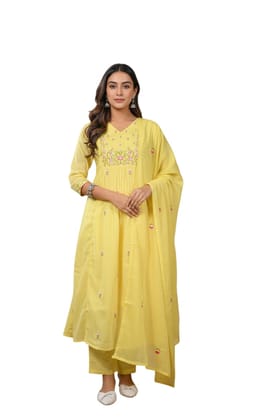 Stylish Women Kurta Pant Set with Dupatta | Soft Fabric Traditional Outfit