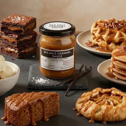 MAJIC JAR Sea Salt Caramel Sauce (1000G)