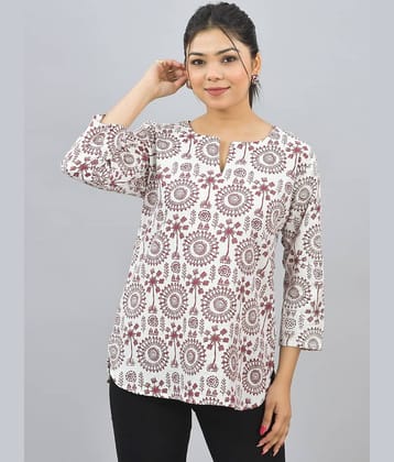 QuaClo Women's Cotton Tunic ( Maroon )