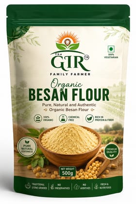 Organic Besan Flour - Pure Natural and Authentic Organic Besan Flour