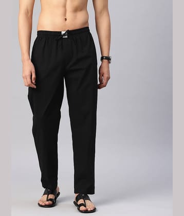 MAJESTIC MAN Black Cotton Men's Trackpants ( Pack of 1 )
