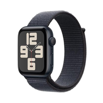 Apple Watch SE GPS 44mm Midnight Aluminium Case Ink Sport Loop