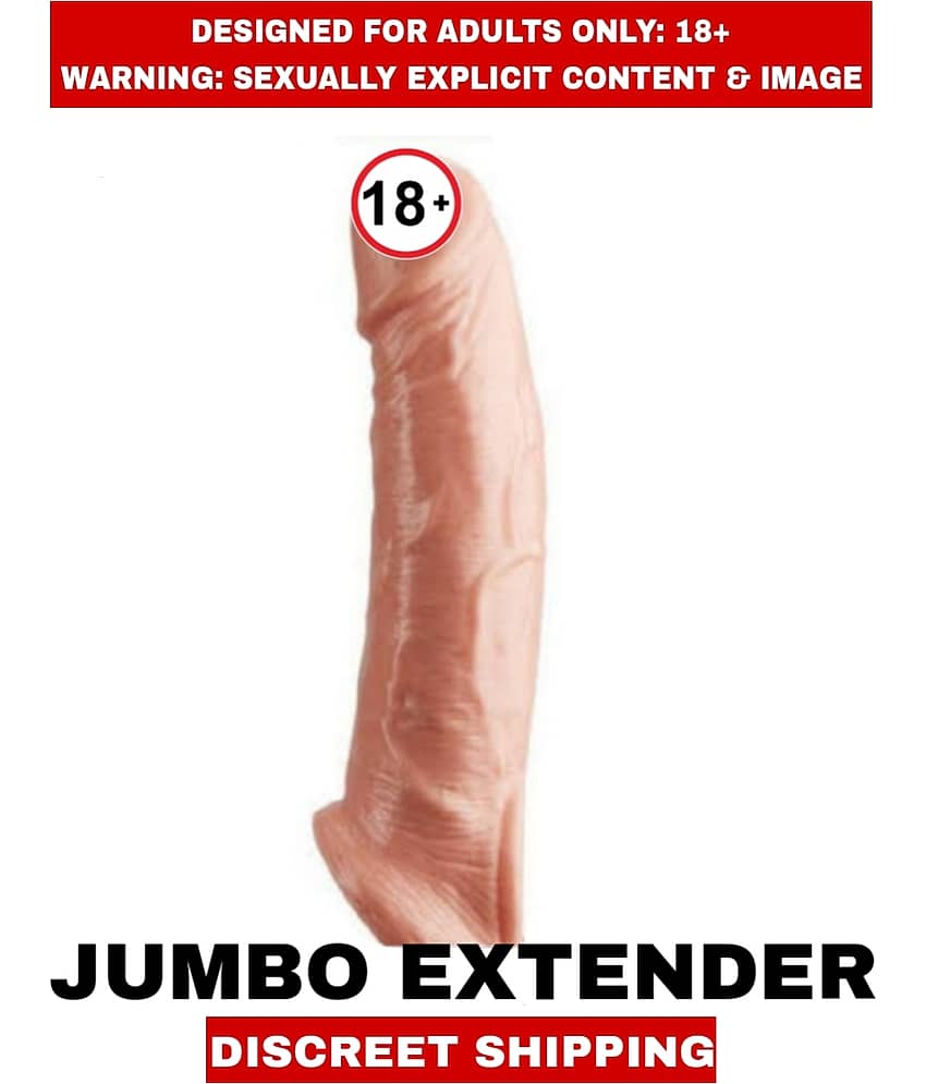 Male Sex Toys Adult Concept Jumbo Extenders Pure Silicon Penis Enlargement Extenders For Men