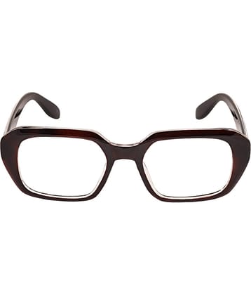 Peter Jones Brown Full Rim Rectangular Computer Glasses ( Pack of 1 )
