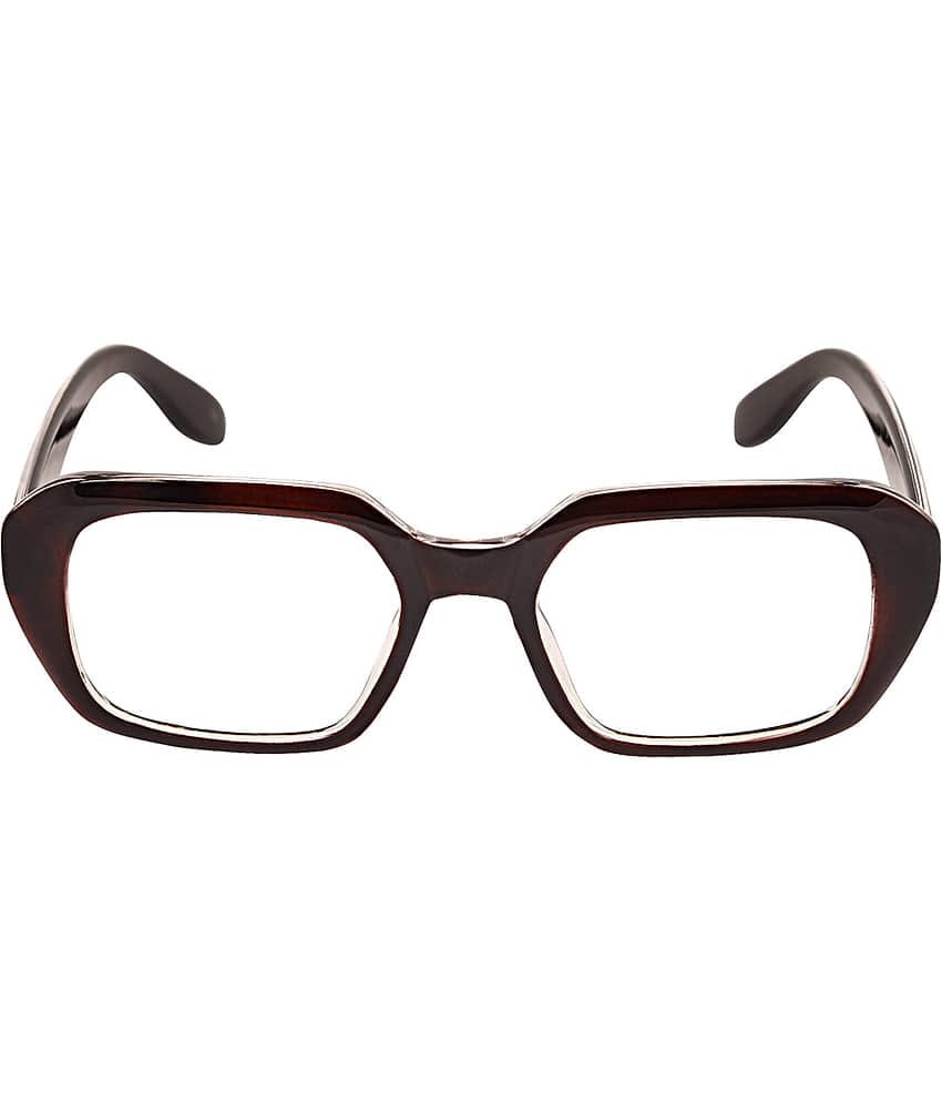 Peter Jones Brown Full Rim Rectangular Computer Glasses ( Pack of 1 )