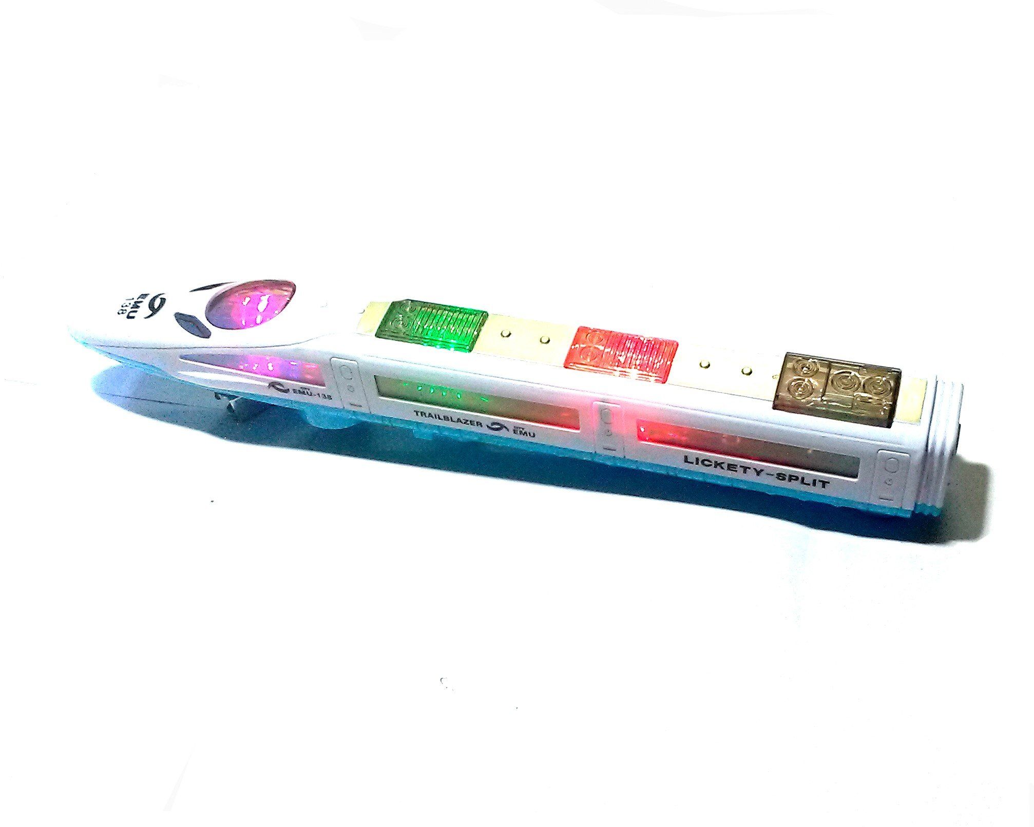 Nawani Go High Speed Bullet Train Toy 3D Lighting and Musical Fun Sounds Toy for Kids Birthday Gift - 38/7 cm
