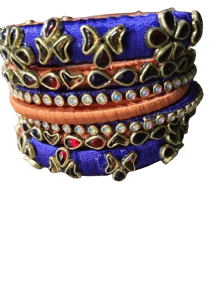 Elegant Thread Bangles Set