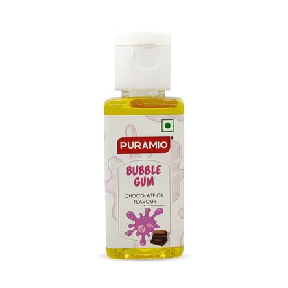 Puramio Chocolate Oil Flavour - Bubble Gum, 30 ml