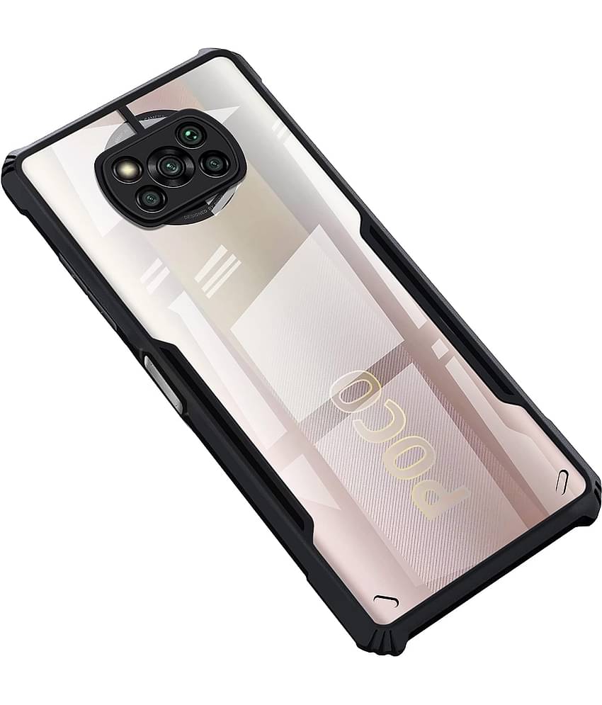 VAKIBO Plain Cases Compatible For Rubber MI Poco X3 ( Pack of 1 )