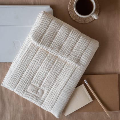Fyra Laptop Pouch-Medium / Fyra - Natural