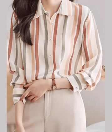 AAPSKA Women Printed Poly Cotton Shirt ( Multicolor )