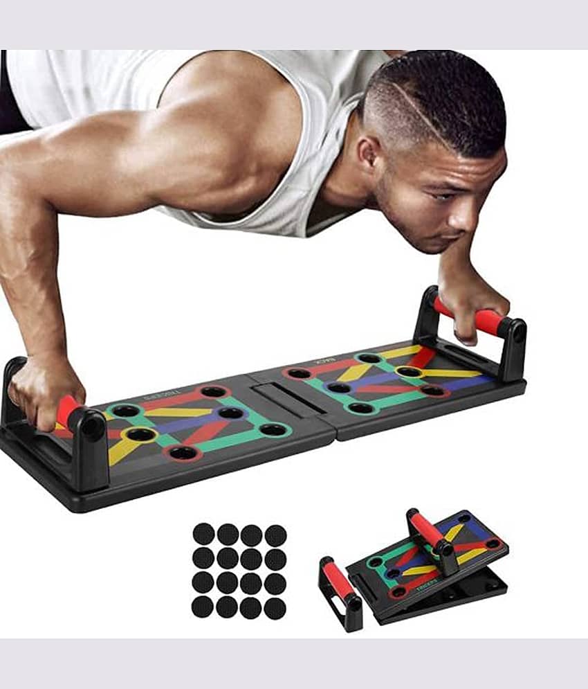Pushup Board,15 in 1 Push up Stand Multifunction Flex Board for Chest, Triceps, Shoulder And Back Muscles Home Workout Gym Equipment for Men & Women chest Exercise equipment, Pack of 1
